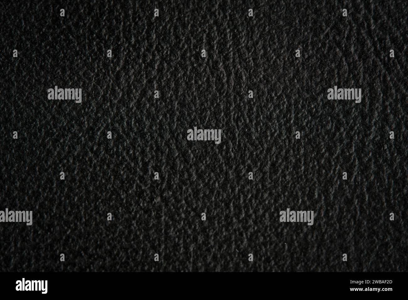 Macro background made of black leather texture Stock Photo