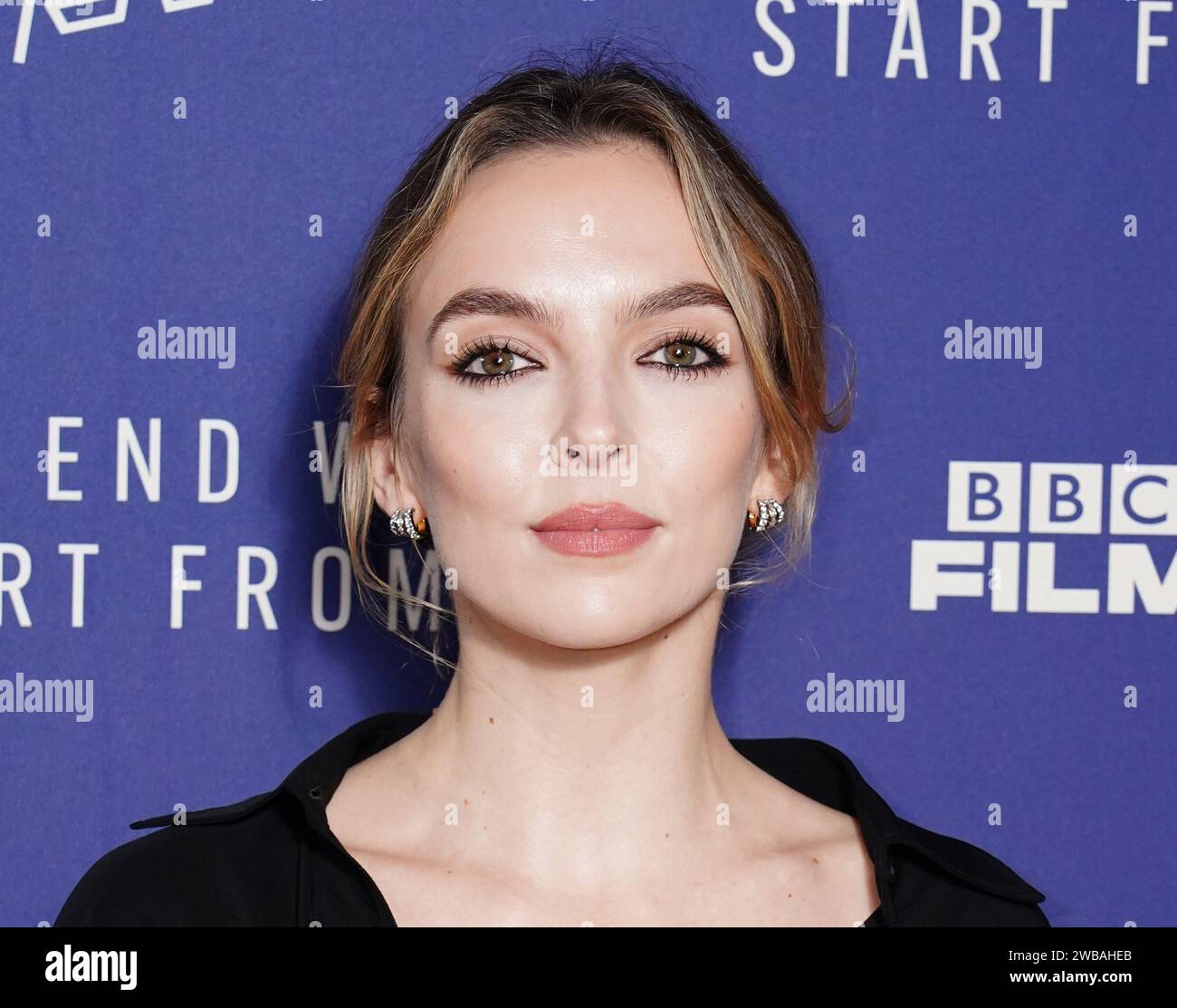 Jodie comer attends the uk gala premiere of the end we start from at ...