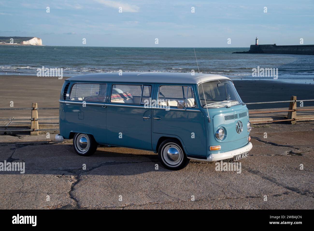 1969 VW T2 Bay Window camper van Stock Photo - Alamy
