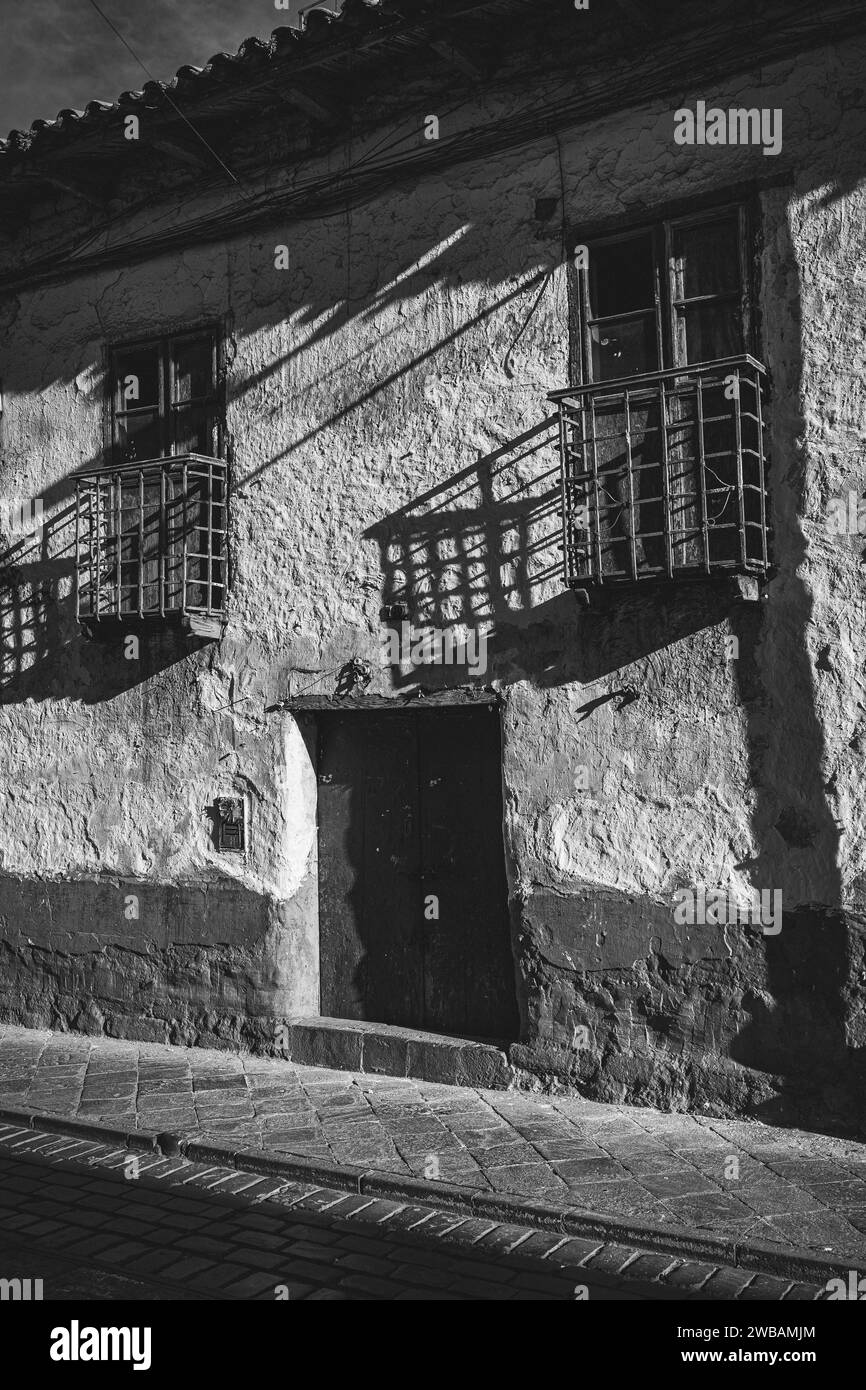 Cusco, Peru, Historical city center, house facade scenery, 2023 Stock ...