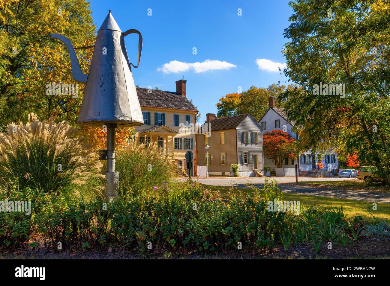 Old Salem, North Carolina, USA October 26, 2023 Built in 1858 by