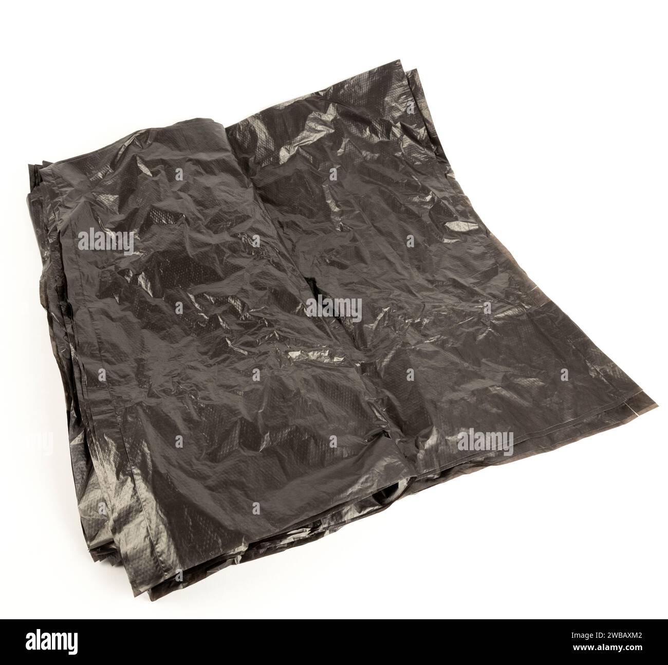 Black garbage bags for sorting garbage. Garbage bag for the container
