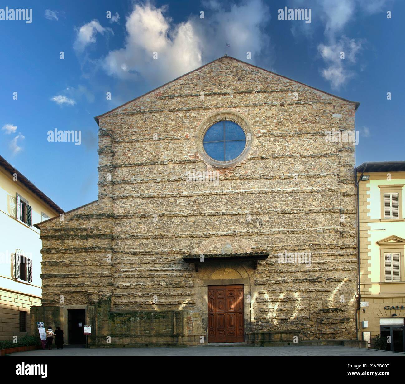 Italy Tuscany Arezzo  -  Church of San Francesco Stock Photo