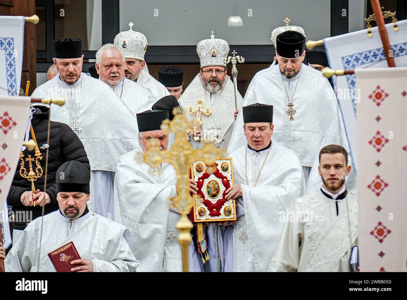 Non exclusive kyiv ukraine january 6 2024 head of the ukrainian