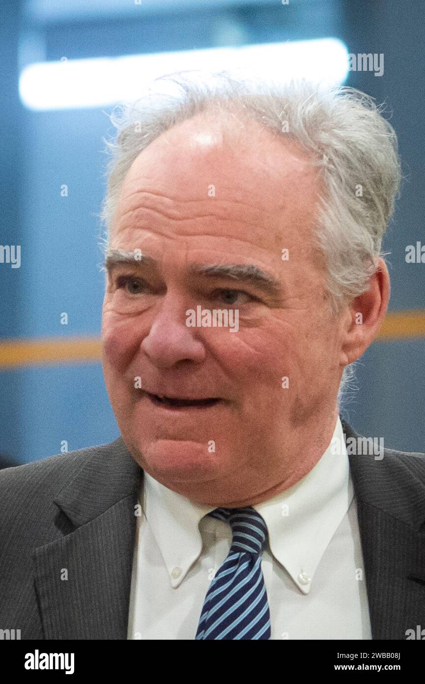 United states senator tim kaine democrat of virginia hi-res stock ...