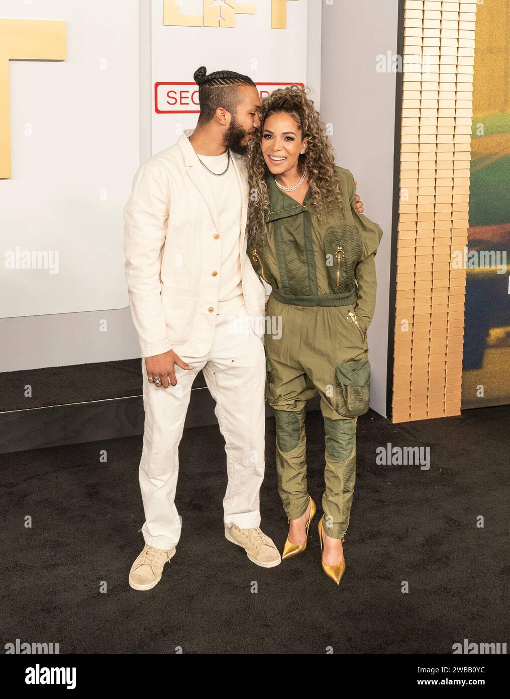 Gabriel Hostin and Sunny Hostin attend Netflix’s ‘Lift’ world premiere