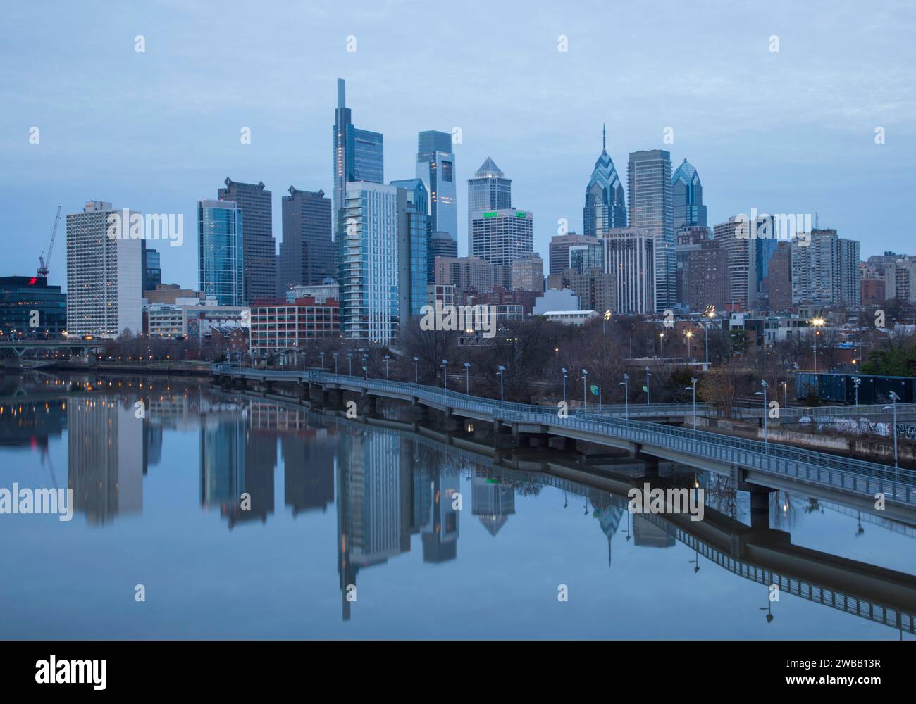 Philadelphia City Centre Stock Photo
