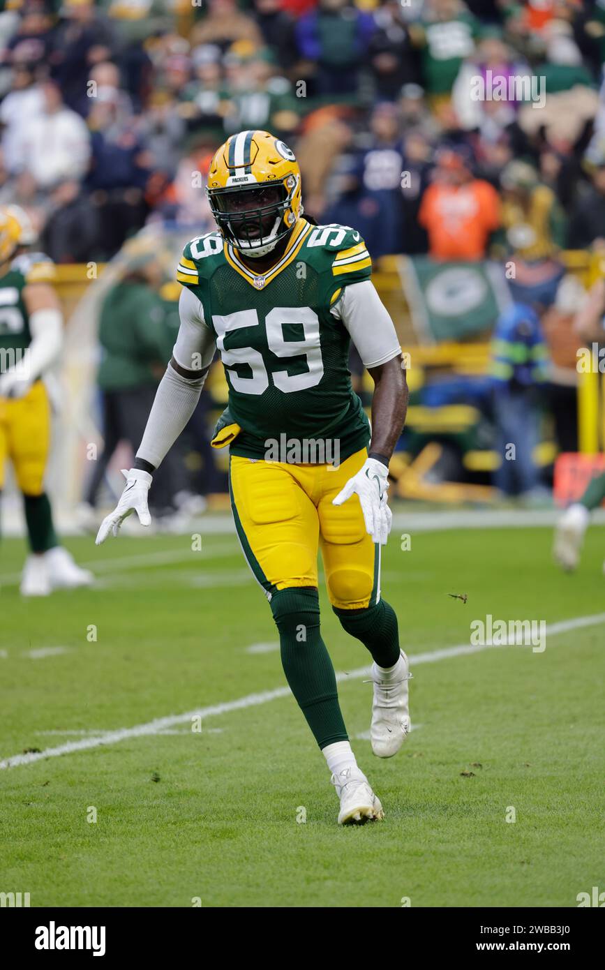 Green Bay Packers linebacker De'Vondre Campbell (59) during an NFL