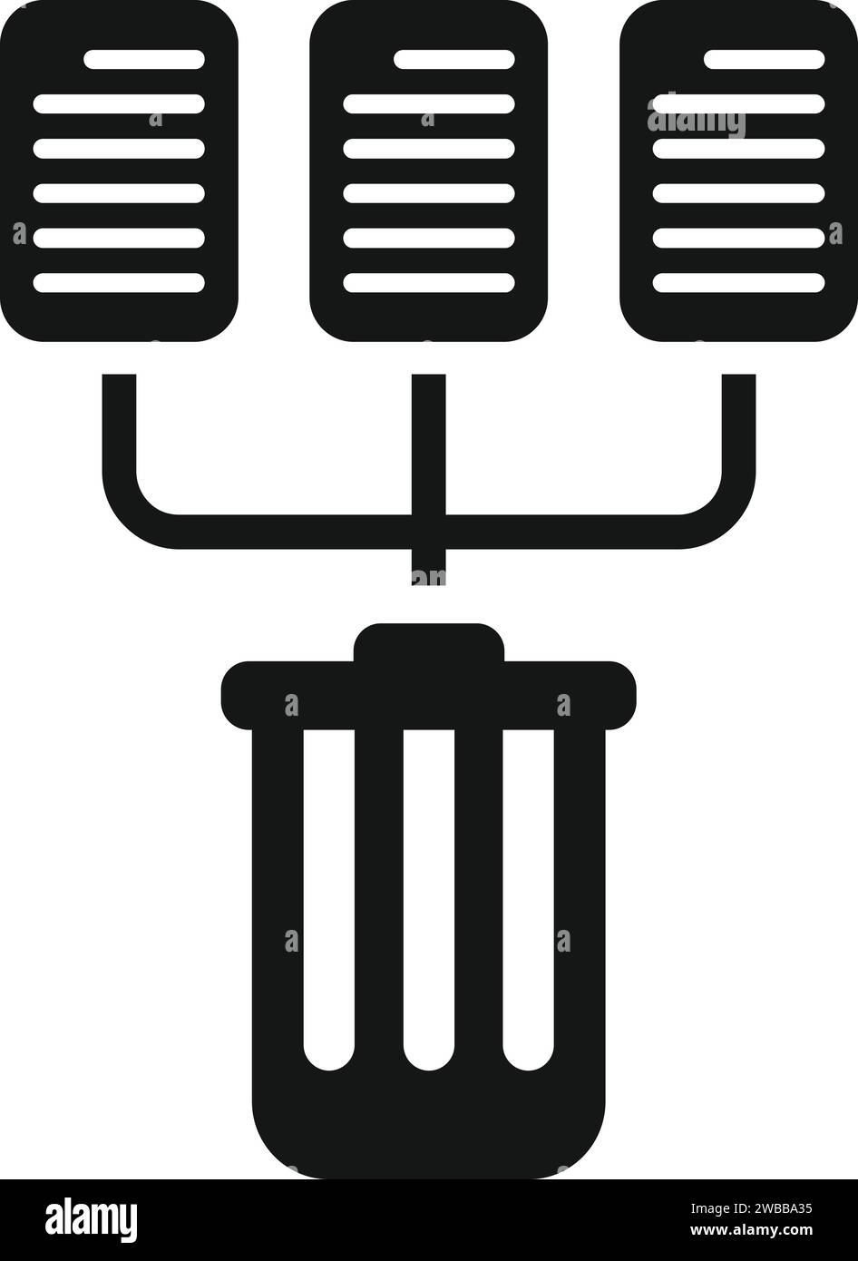 Garbage file content icon simple vector. Creative data input. Cloud ...