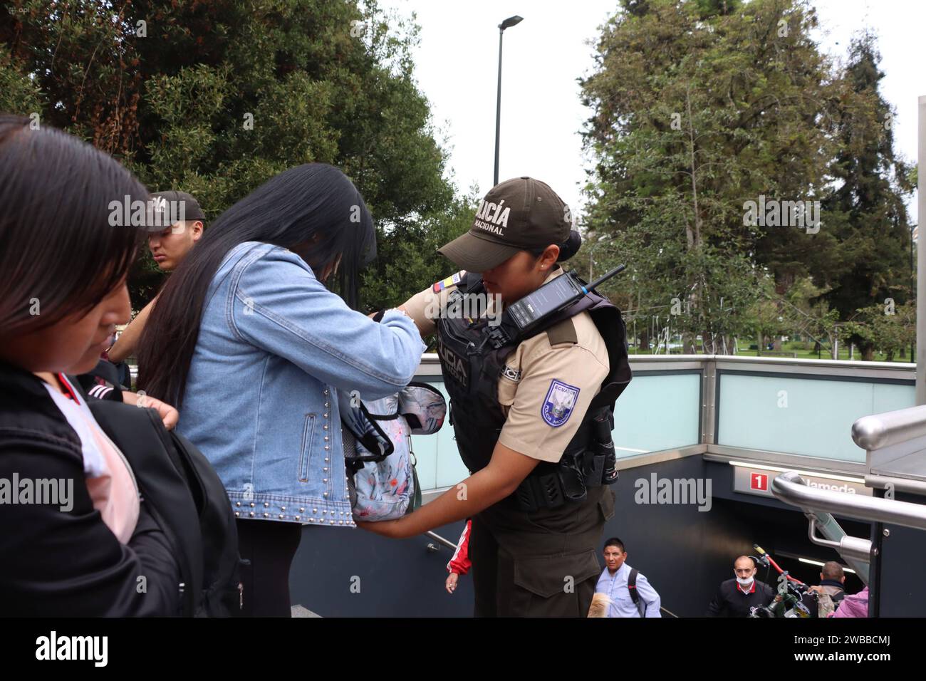 SEGURIDADMETROQUITO Quito, martes 9 de enero del 2024 Policia