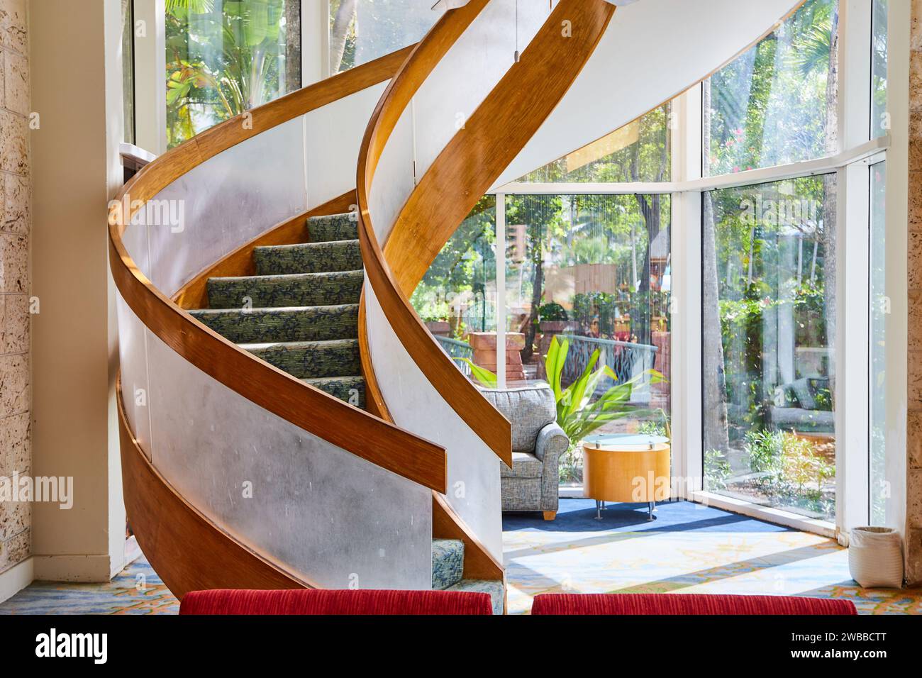 Interior view of spiral staircase hi-res stock photography and images ...