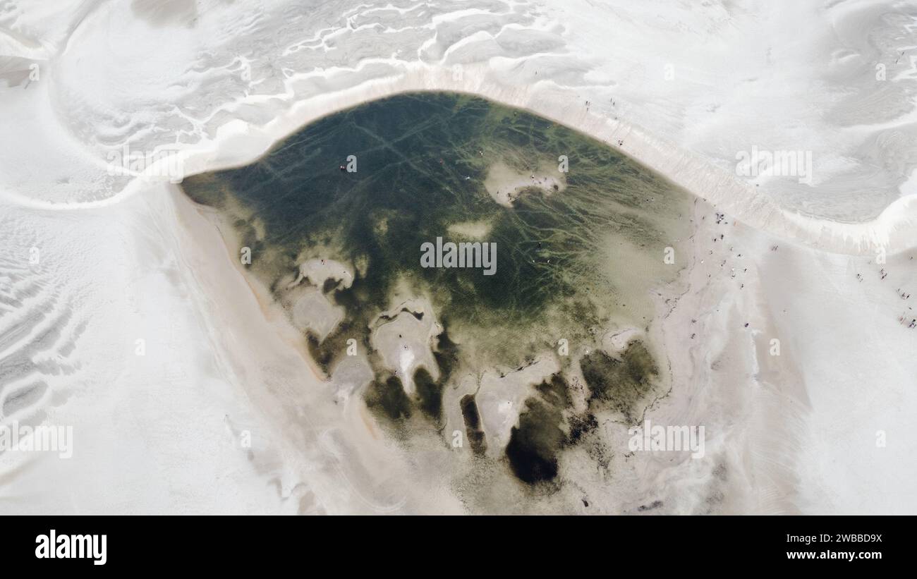 Lencois Maranhenses, the largest expanse of white sand dunes in Brazil