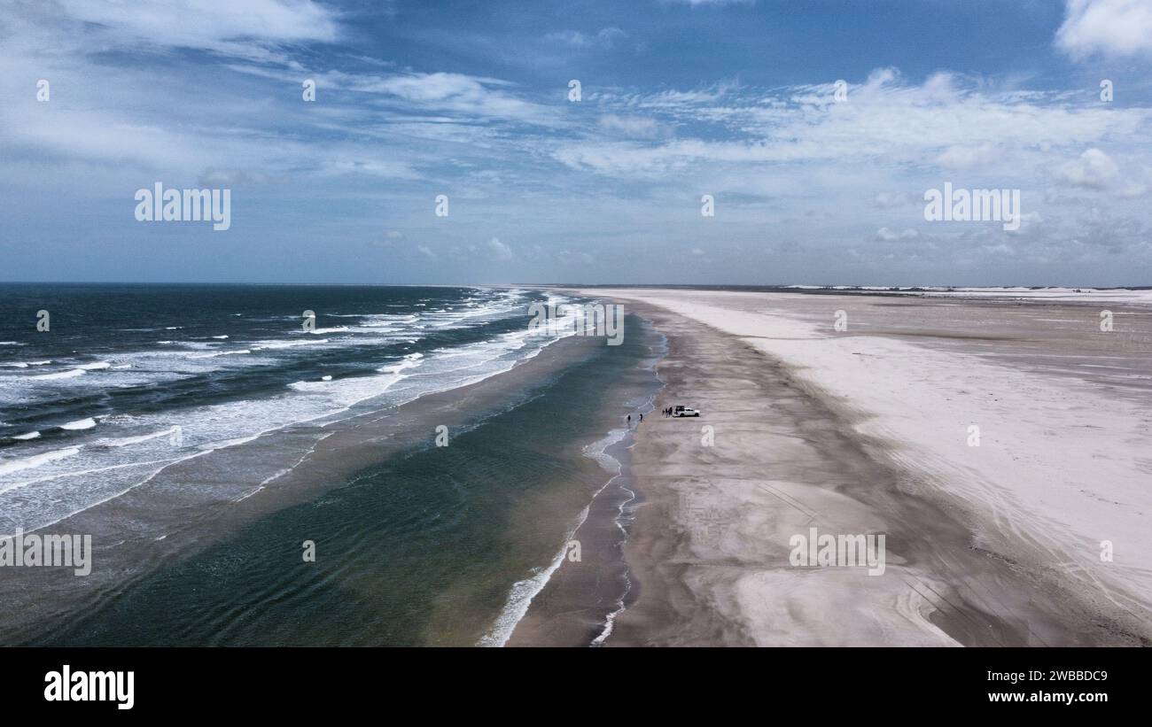 Lencois Maranhenses, the largest expanse of white sand dunes in Brazil