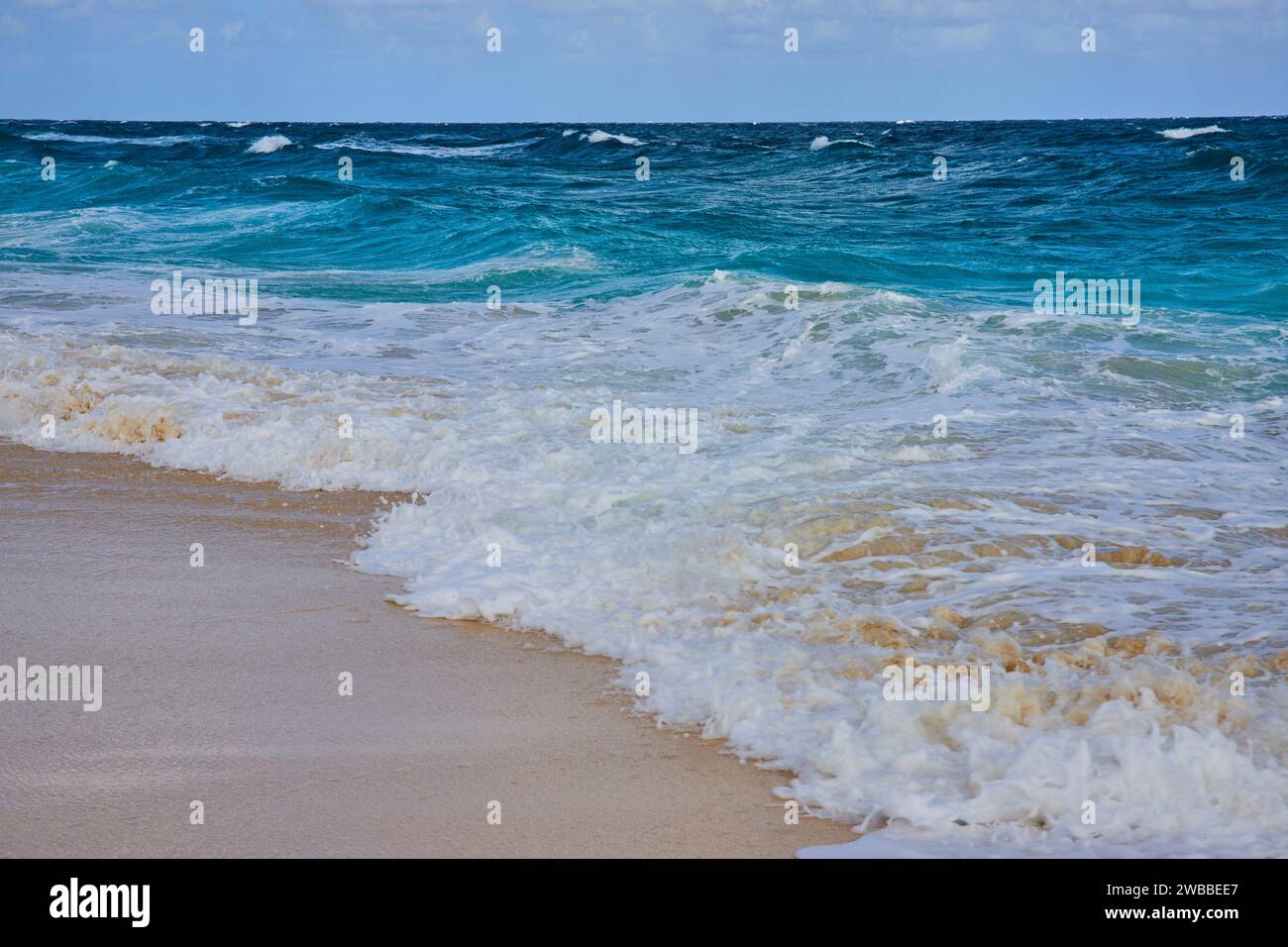Tranquil seascape blue ocean hi-res stock photography and images - Alamy