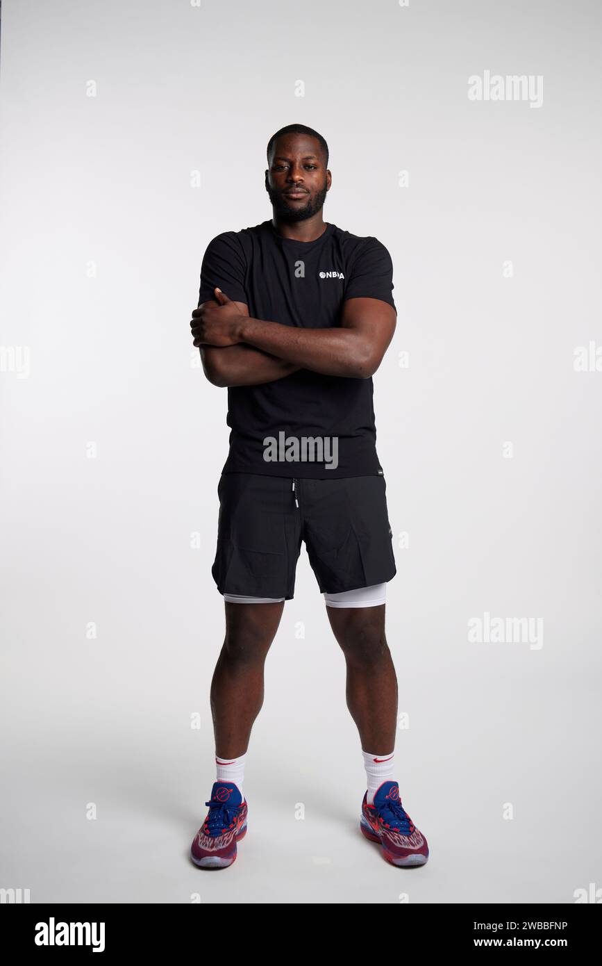 Eugene Omoruyi poses for a portrait on October 2, 2023 in Washington, D