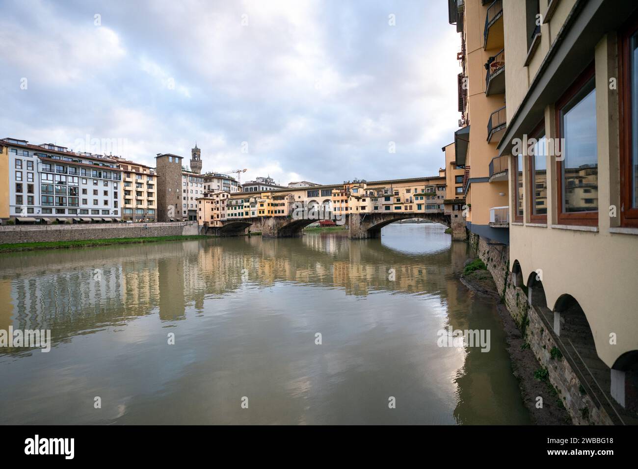 Ponte Vecchio bridge in Florence, Italy Stock Photo