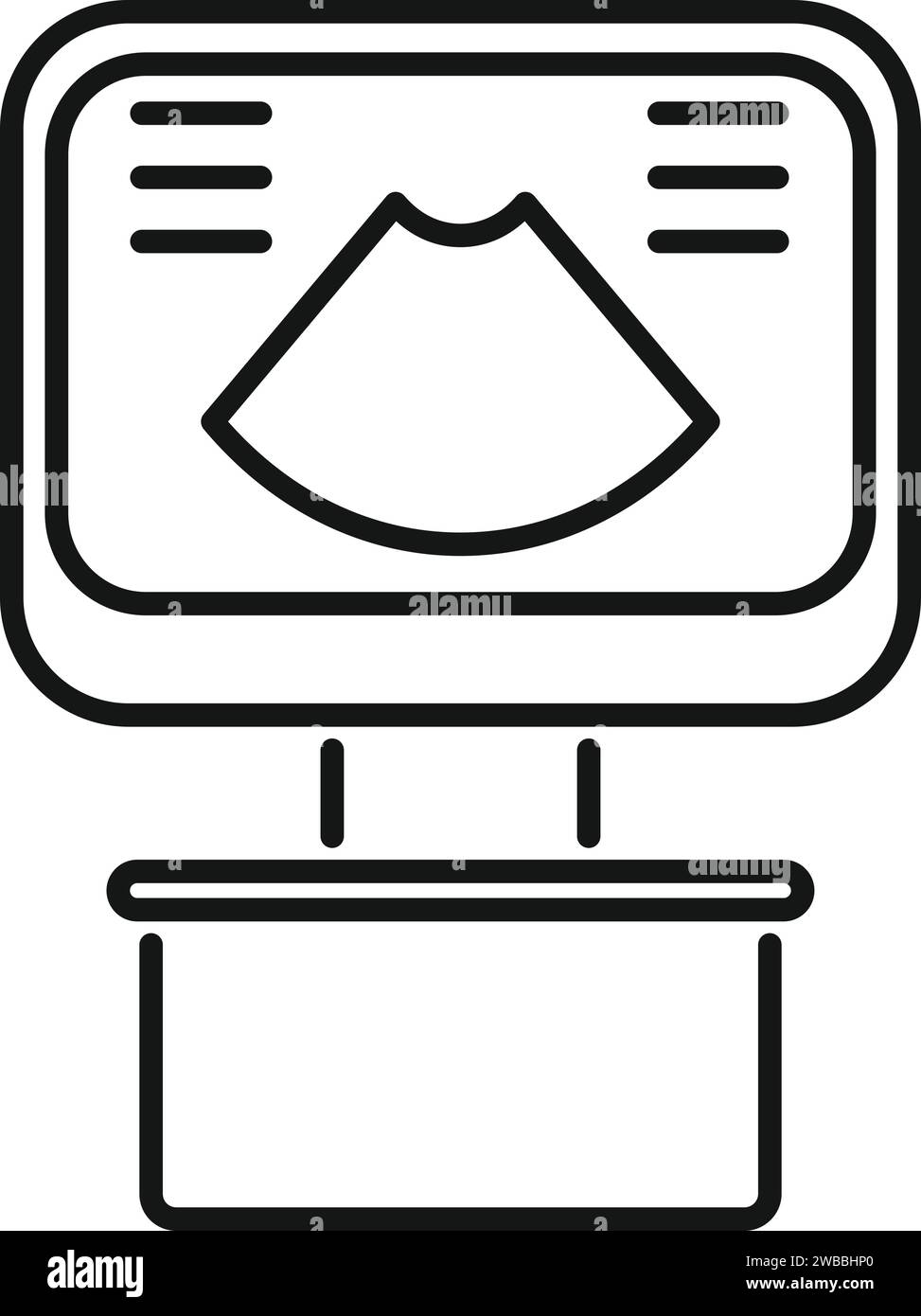 Echocardiogram woman Stock Vector Images - Alamy