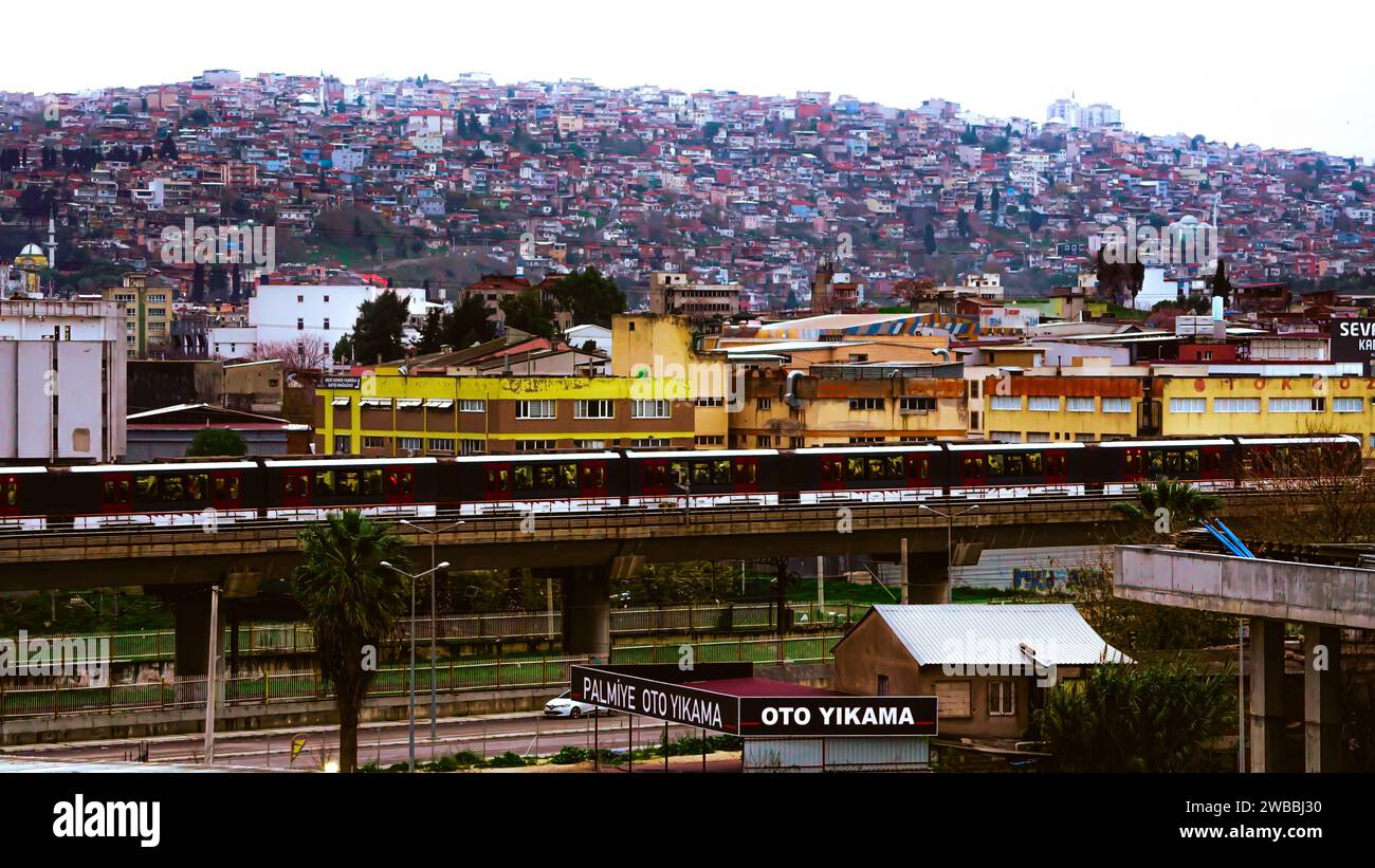 Slum neighborhoods in the center of Izmir Slum neighborhoods in the ...