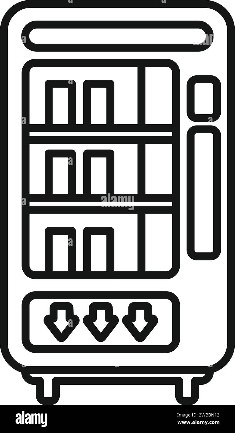 Empty vending machine Black and White Stock Photos & Images - Alamy