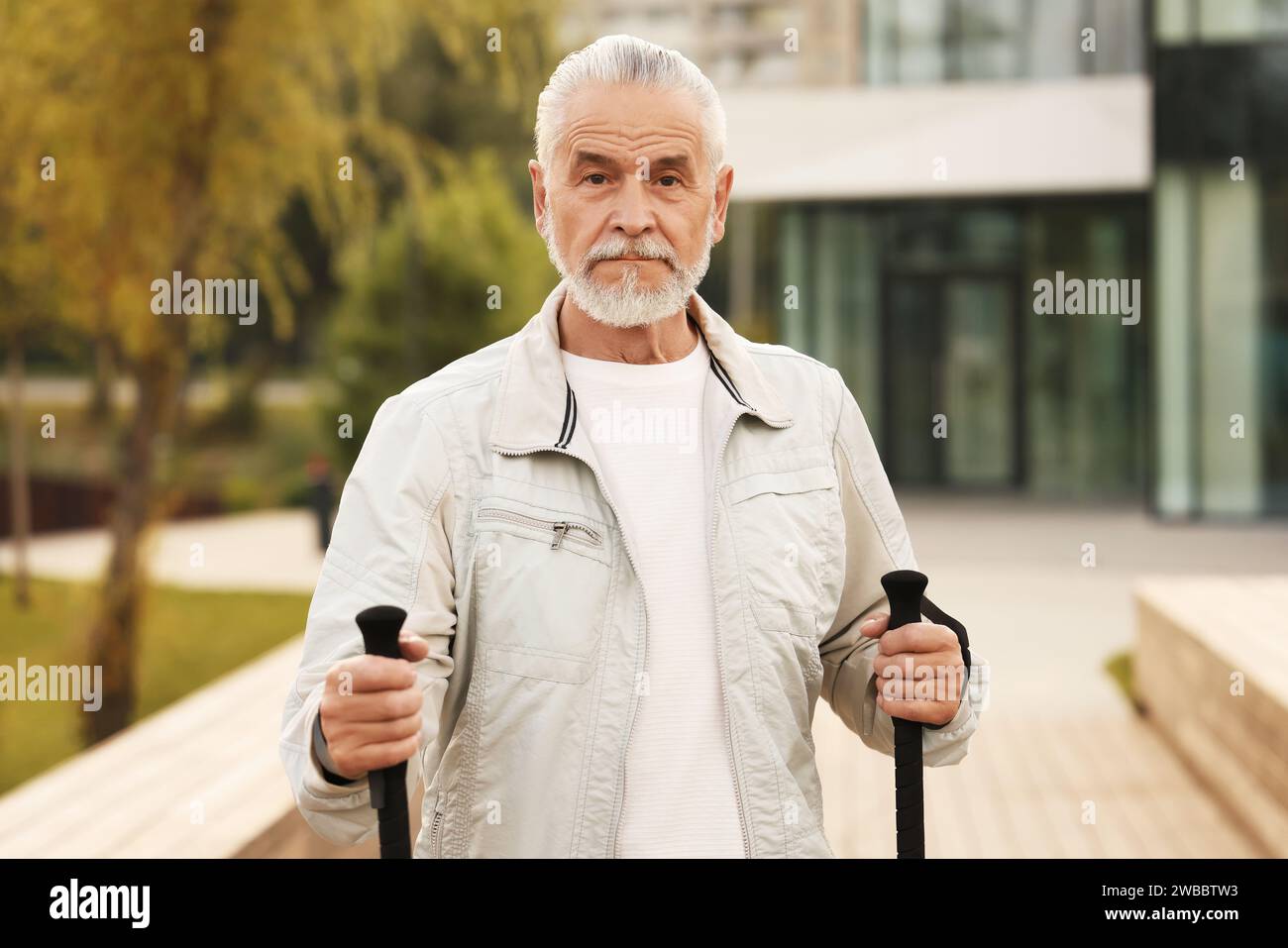 Nordic walking poles hi-res stock photography and images - Alamy