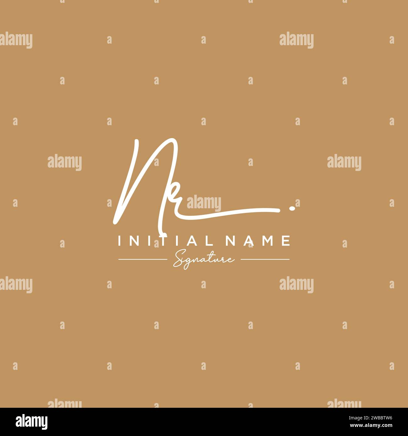 Nr signature hi-res stock photography and images - Alamy