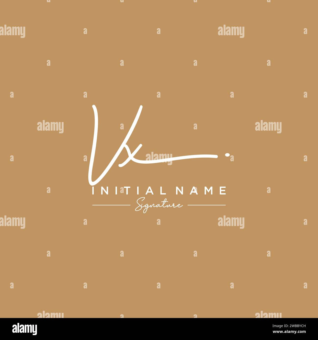 VX Signature Logo Template Vector Stock Vector Image & Art - Alamy