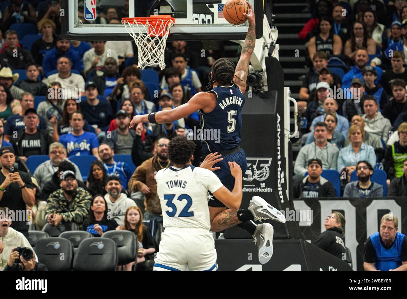 Orlando, Florida, USA, January 9, 2024, Orlando Magic forward Paolo ...