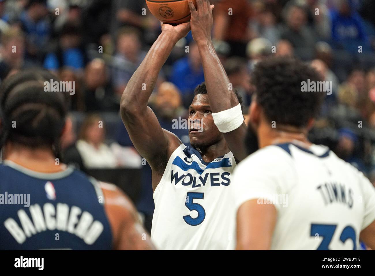Orlando, Florida, USA, January 9, 2024, Minnesota Timberwolves guard