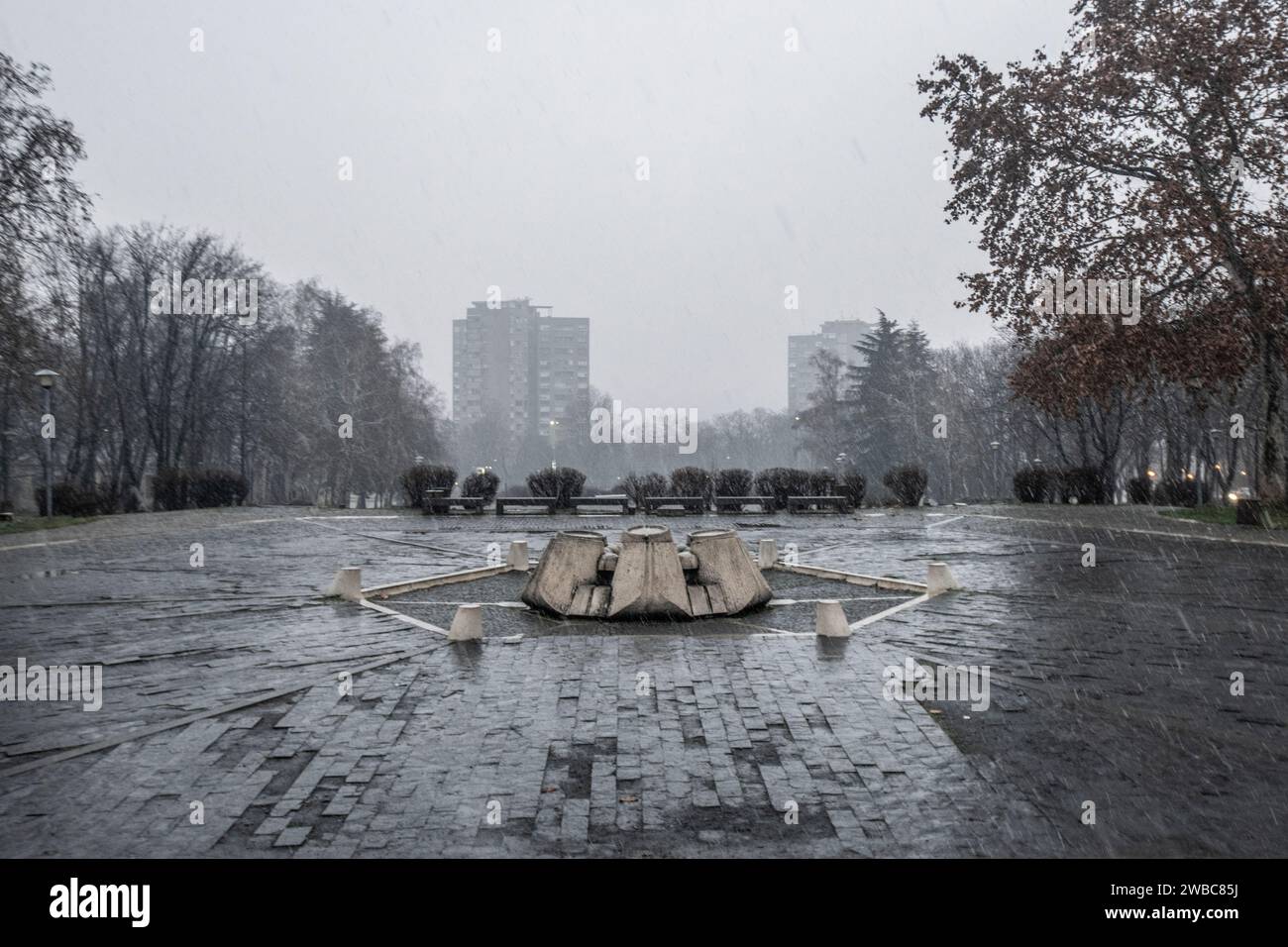 Museum of Yugoslavia. Belgrade, Serbia Stock Photo