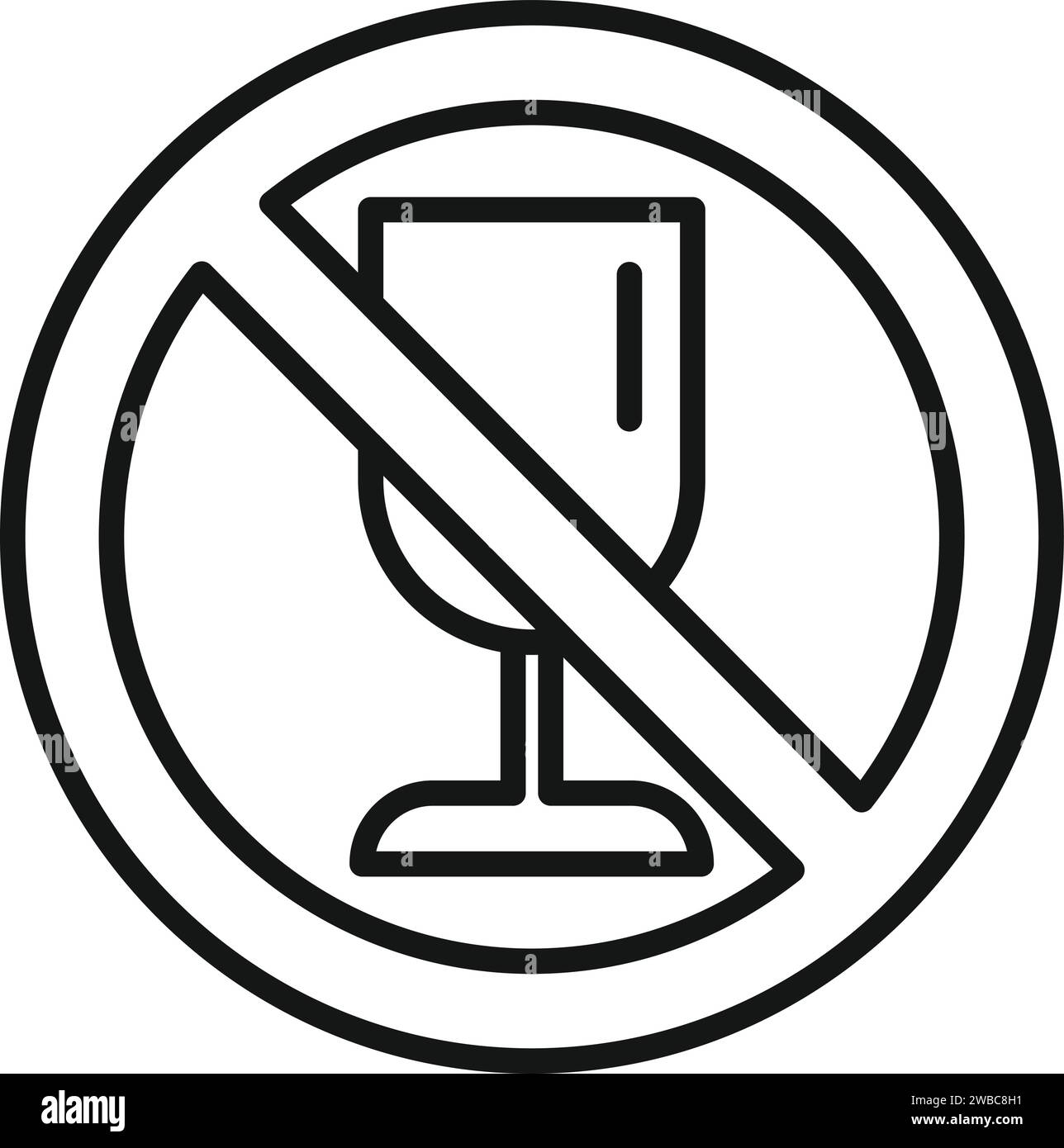 No glass wash icon outline vector. Broken dishwasher. Household appliance Stock Vector