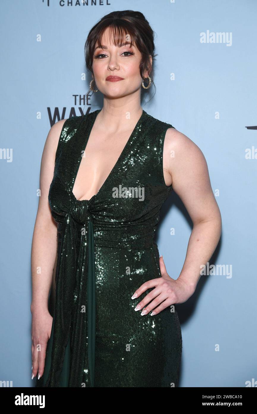 New York, USA. 09th Jan, 2024. Chyler Leigh attends Hallmark Channel's