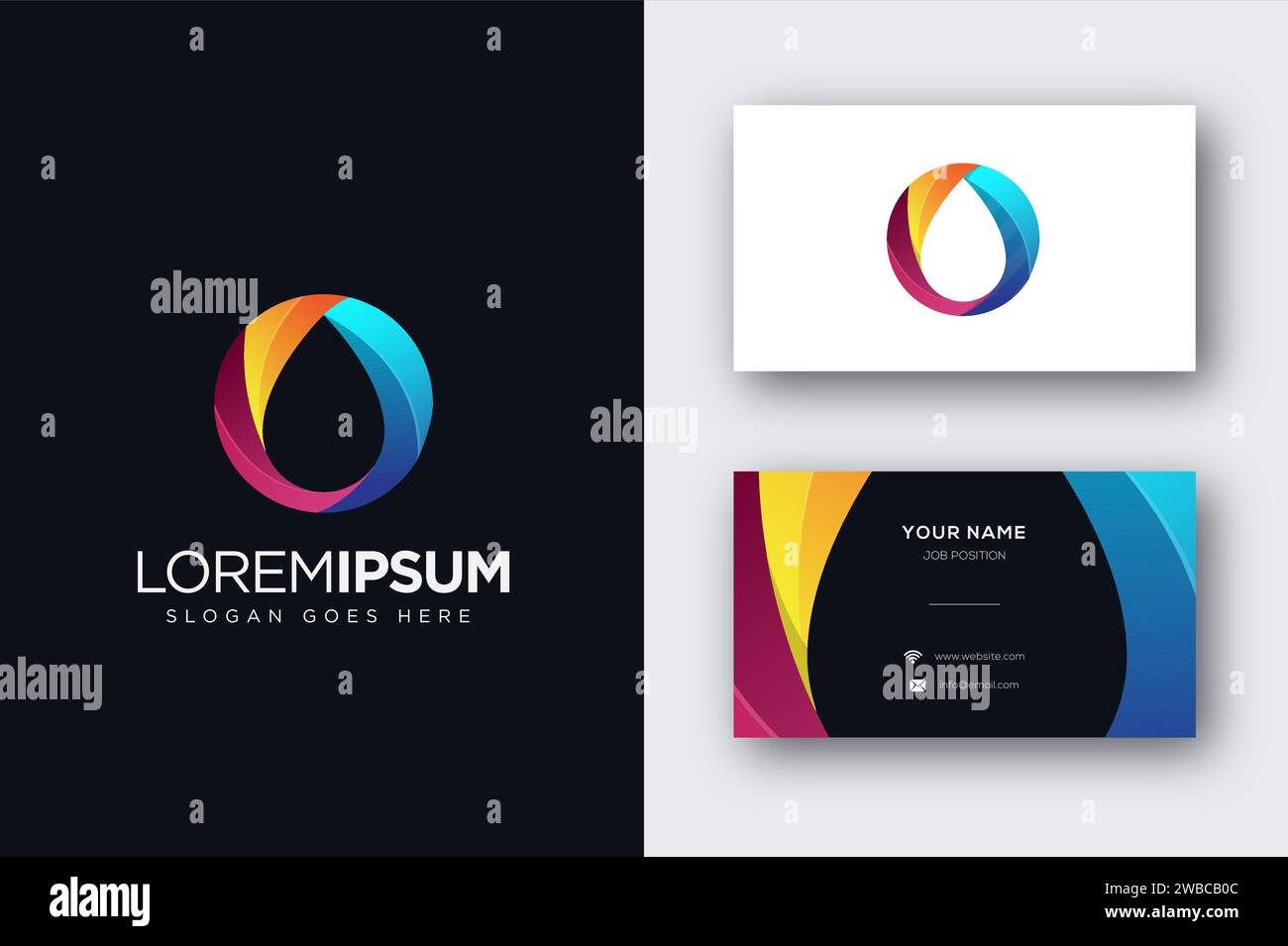 Ink business company logo hi-res stock photography and images - Alamy