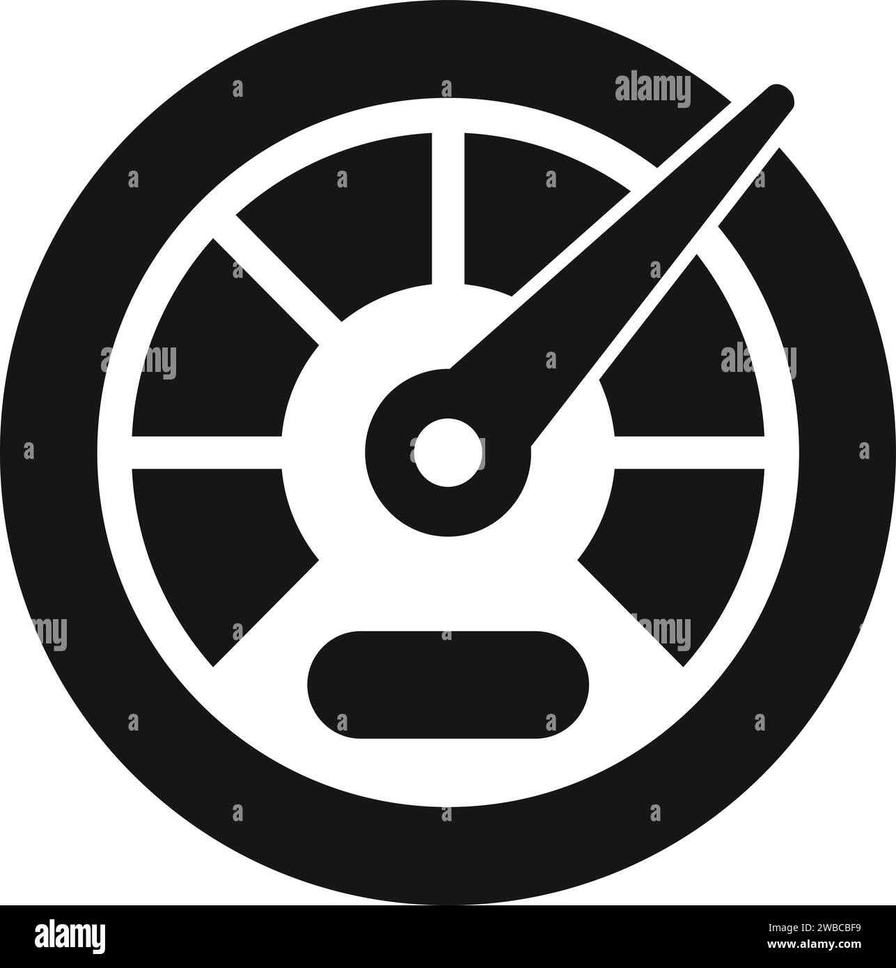 Rapid gauge icon simple vector. Velocity speed system. Car speed meter ...
