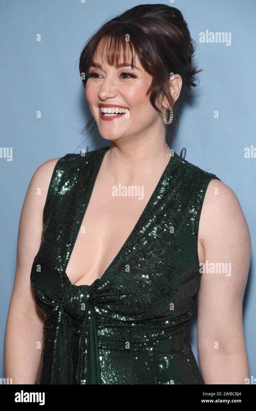 New York, USA. 09th Jan, 2025. Chyler Leigh attends Hallmark Channel's