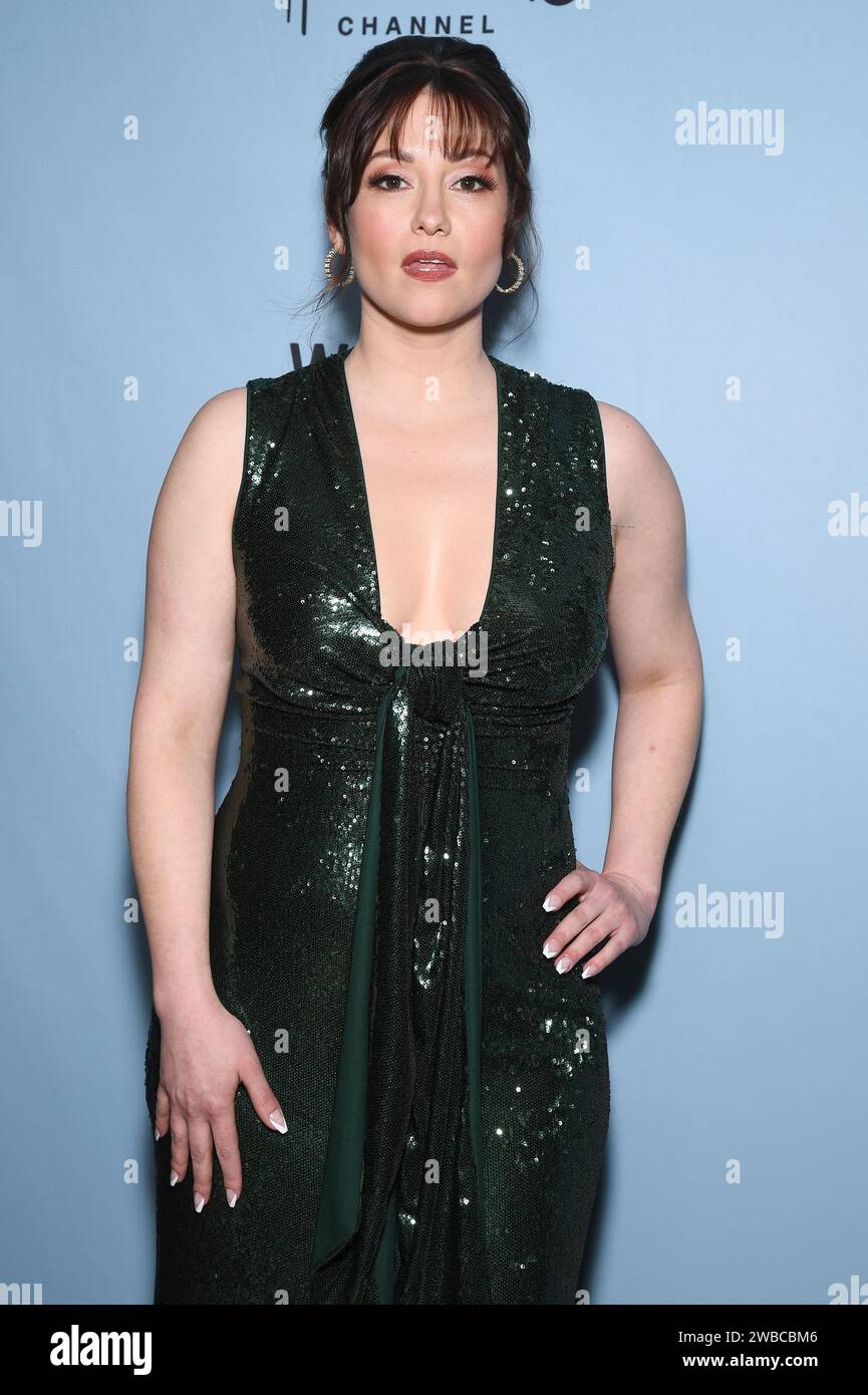 New York, USA. 09th Jan, 2025. Chyler Leigh attends Hallmark Channel's