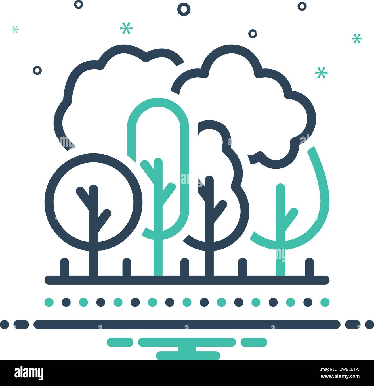 Icon for forest,landscape Stock Vector Image & Art - Alamy