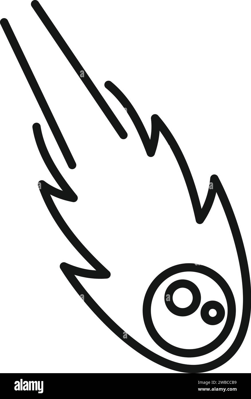 Fire ball speed icon outline vector. Scale device. Boost fast speed ...