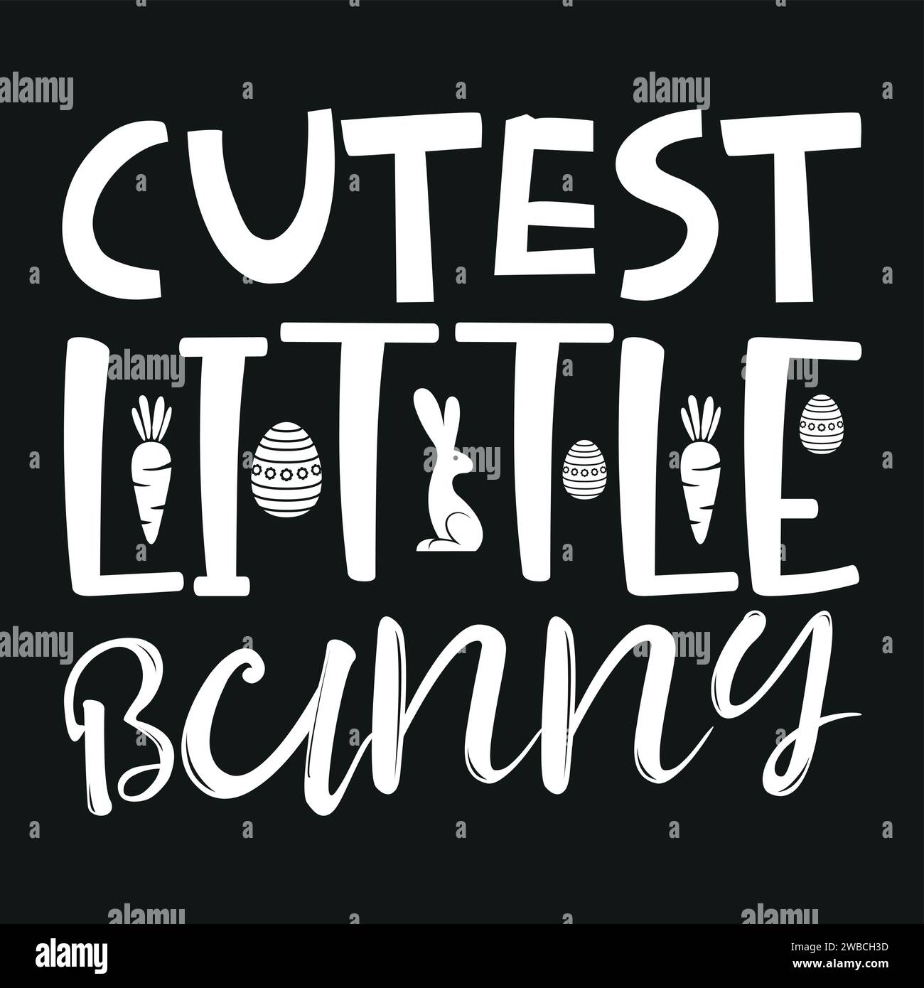 Easter SVG Design Typography T-Shirt Design For Easter Day Stock Vector