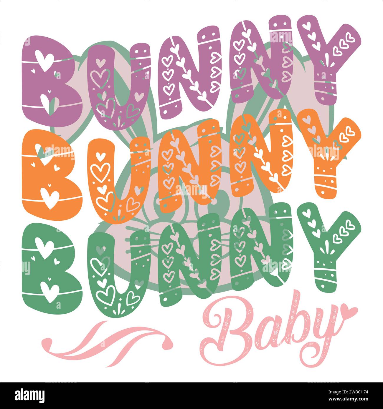 Easter SVG Design Typography T-Shirt Design For Easter Day Stock Vector
