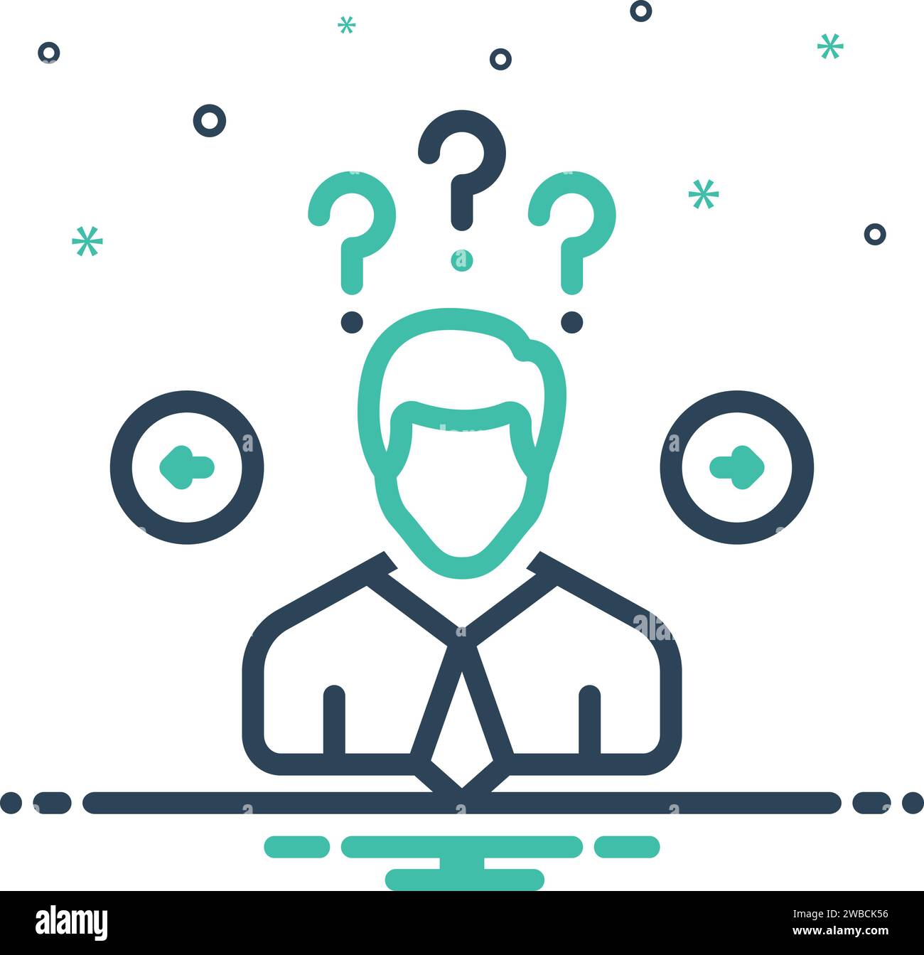 Decision making logo Stock Vector Images - Alamy