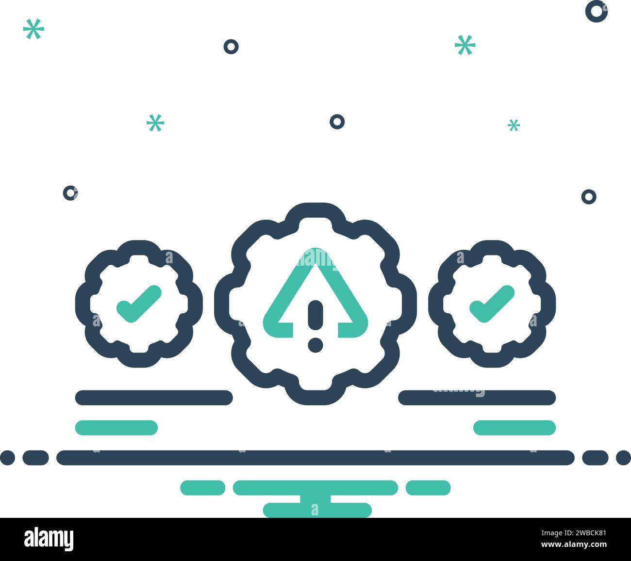 Icon for identifying errors identifying stock vector image art alamy
