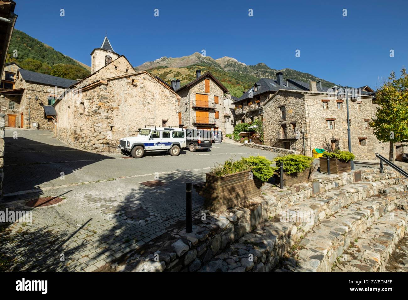 Aneto ,municipio de Montanuy,  Ribagorza, provincia de Huesca, Aragón, cordillera de los Pirineos, Spain Stock Photo