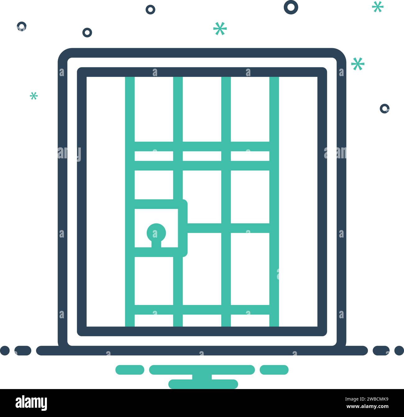 Icon for jail,prison Stock Vector Image & Art - Alamy