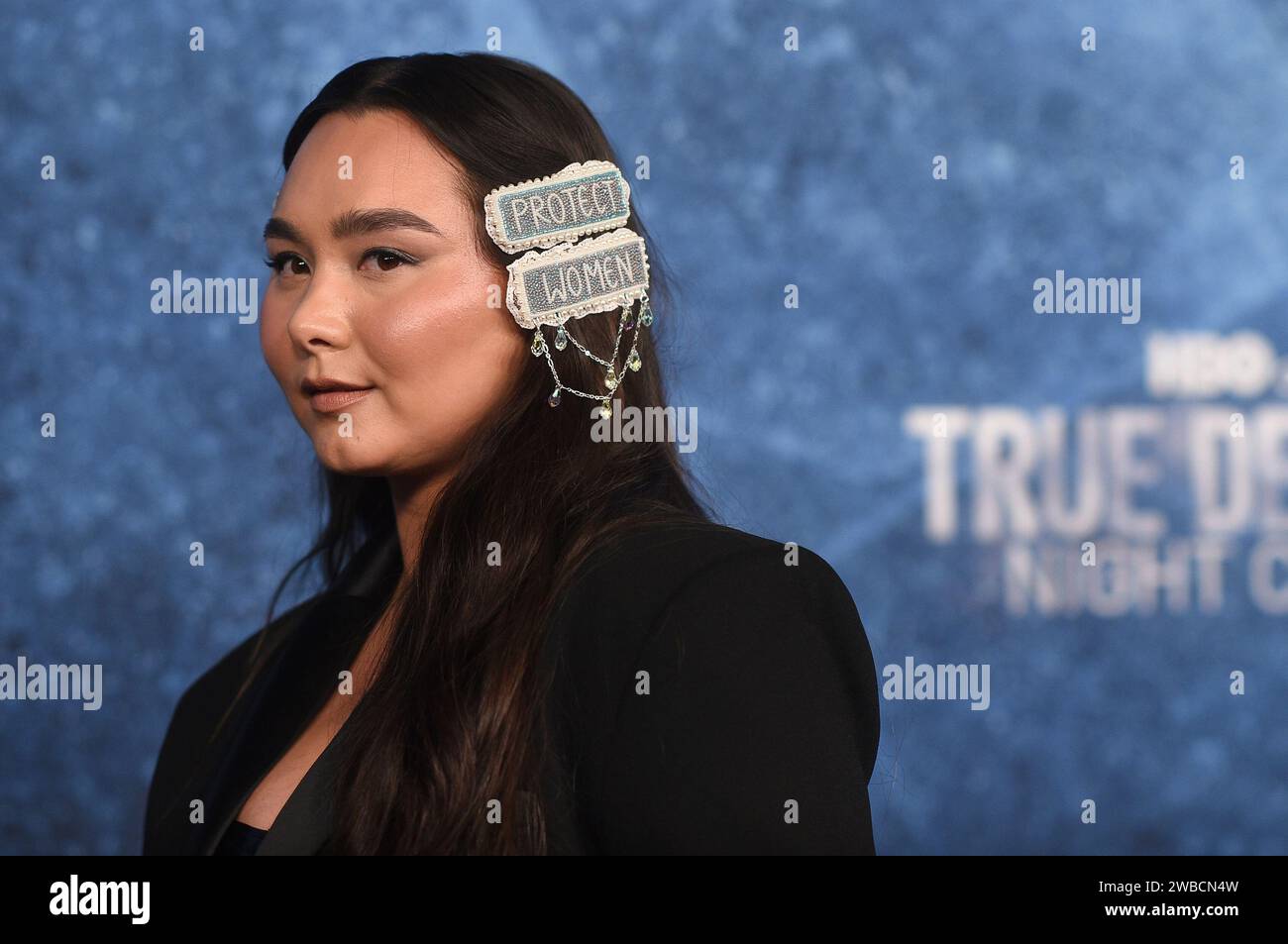 Isabella Star LaBlanc arrives at the premiere of "True Detective Night