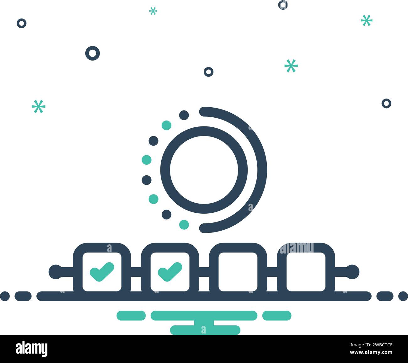 Icon for progress,update Stock Vector Image & Art - Alamy