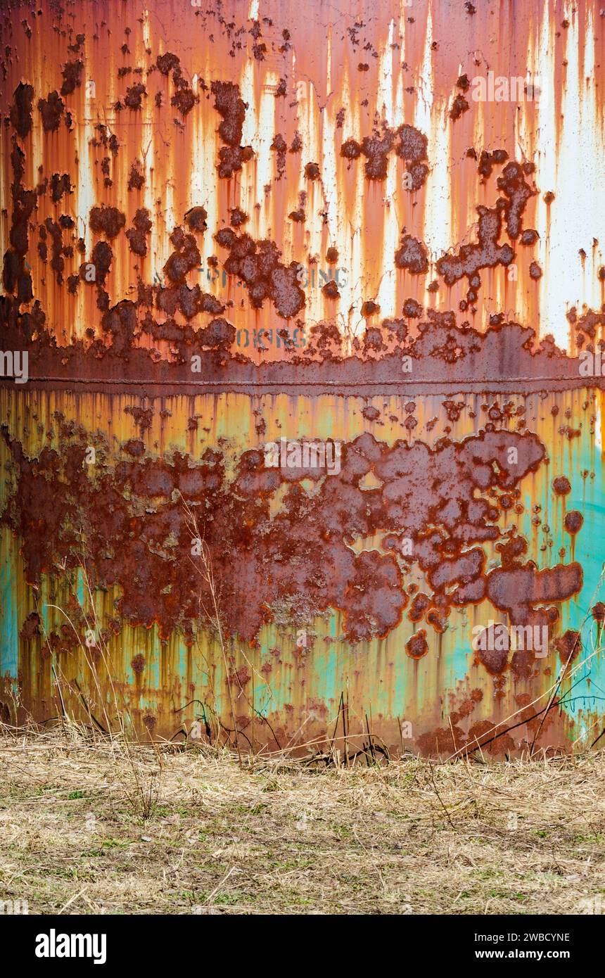 Rusted Silos in Sugar Grove, Pennsylvania, USA Stock Photo Alamy