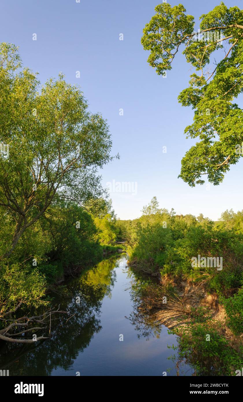 Conewango Creek in Sugar Grove, Pennsylvania, USA Stock Photo Alamy
