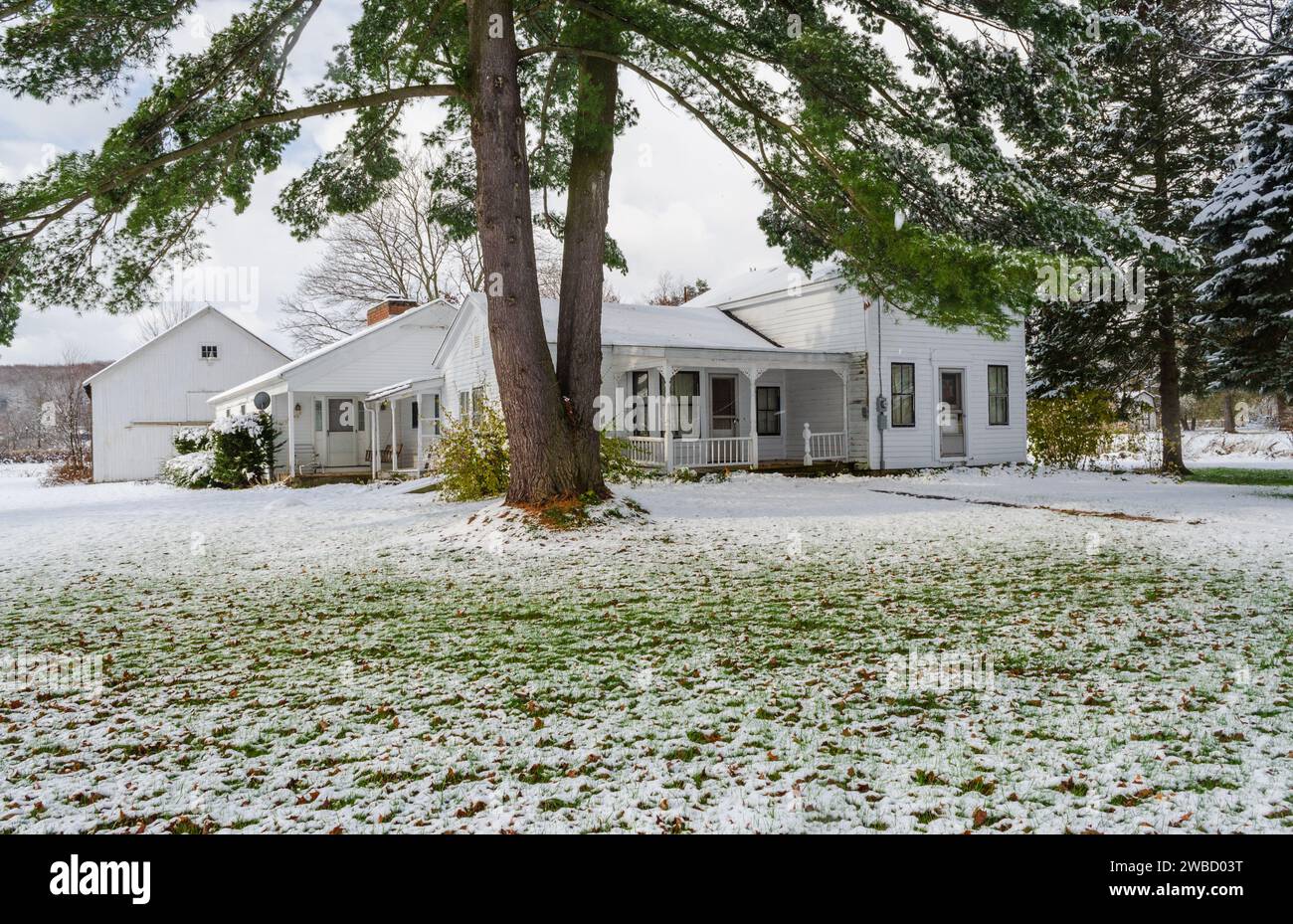 Historic Houses of Sugar Grove, Pennsylvania, USA Stock Photo Alamy