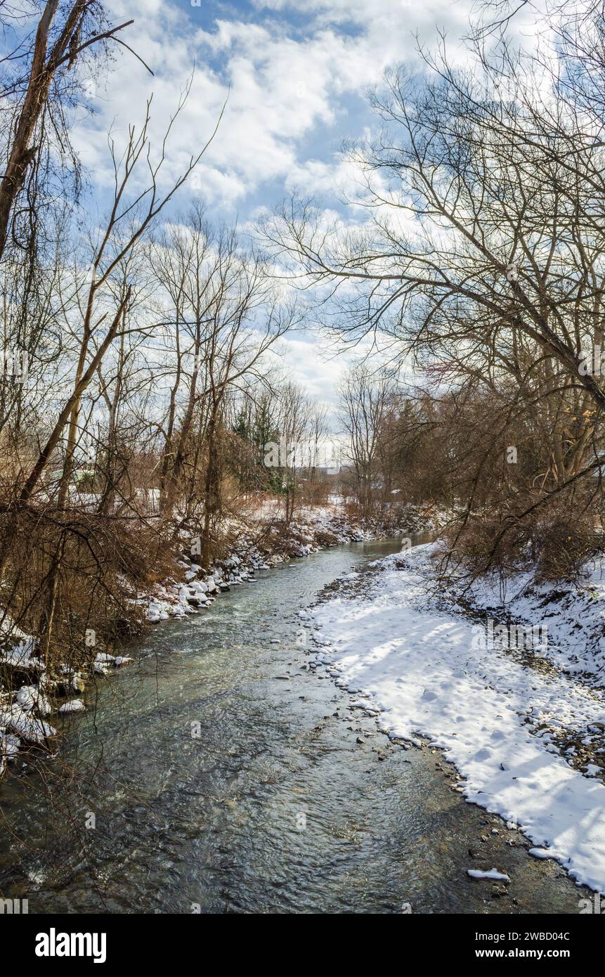Conewango Creek in Sugar Grove, Pennsylvania, USA Stock Photo Alamy