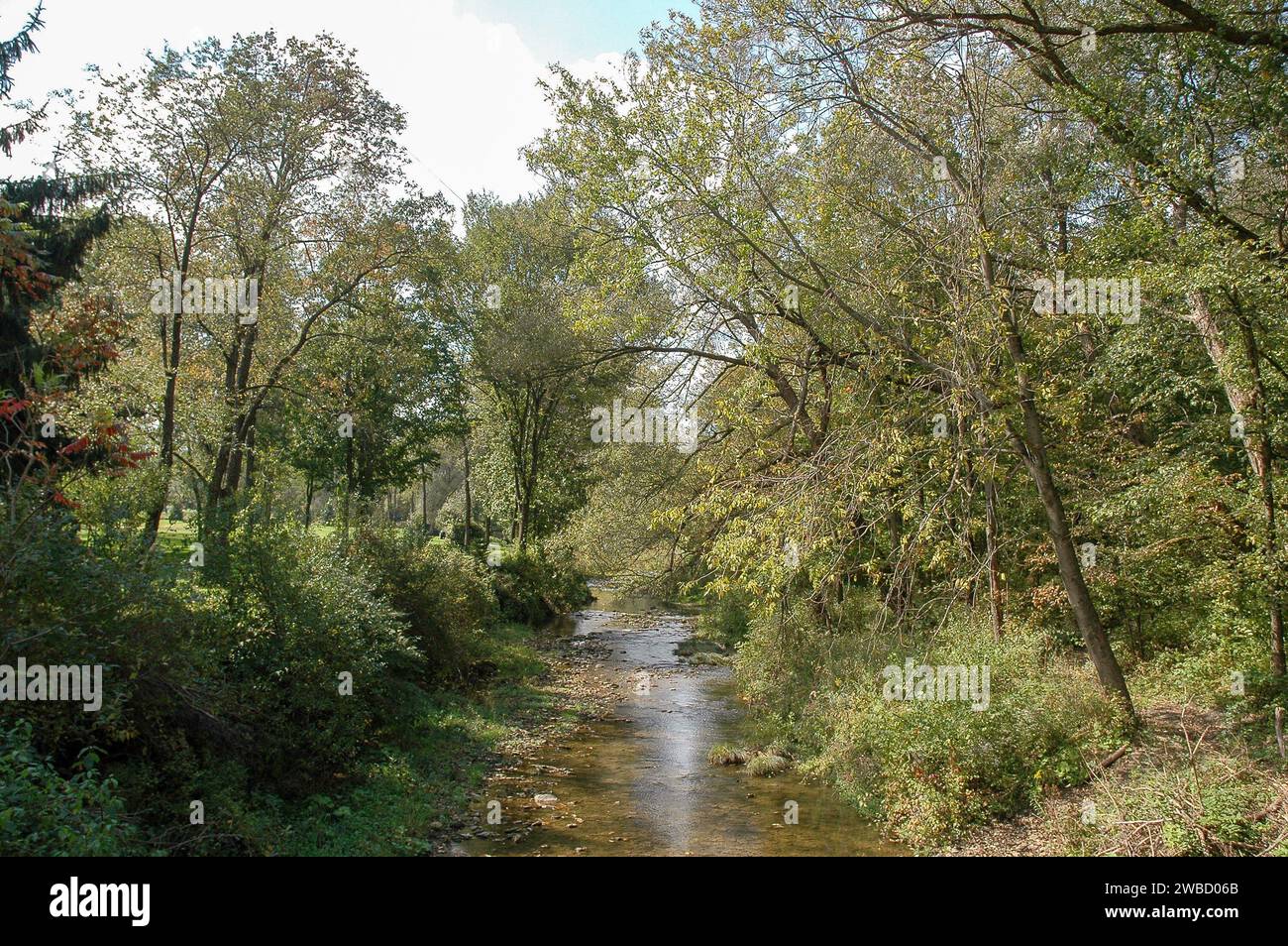 Conewango Creek in Sugar Grove, Pennsylvania, USA Stock Photo Alamy